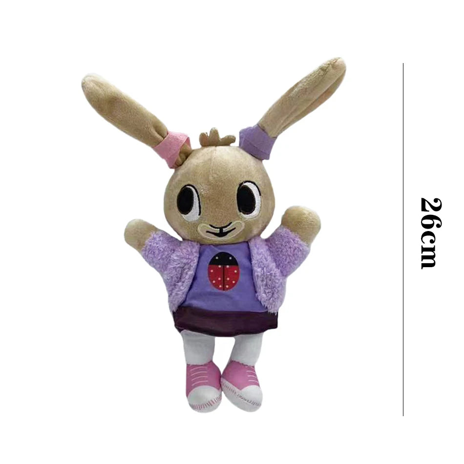 Anime Cartoon Bing Rabbit Plush Toys Bing Friends Flop Sula Elephant Panda Bear Stuffed Animal Doll For Kids Christmas Gift