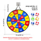 12 sticky ball dart disc sets, indoor and outdoor toys, parent-child interaction, birthday gifts, party games, supplies