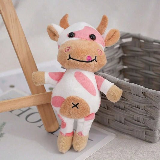 1pc-Cute pet cow plush toy - the perfect anxiety relief and calming aid for cats and dogs