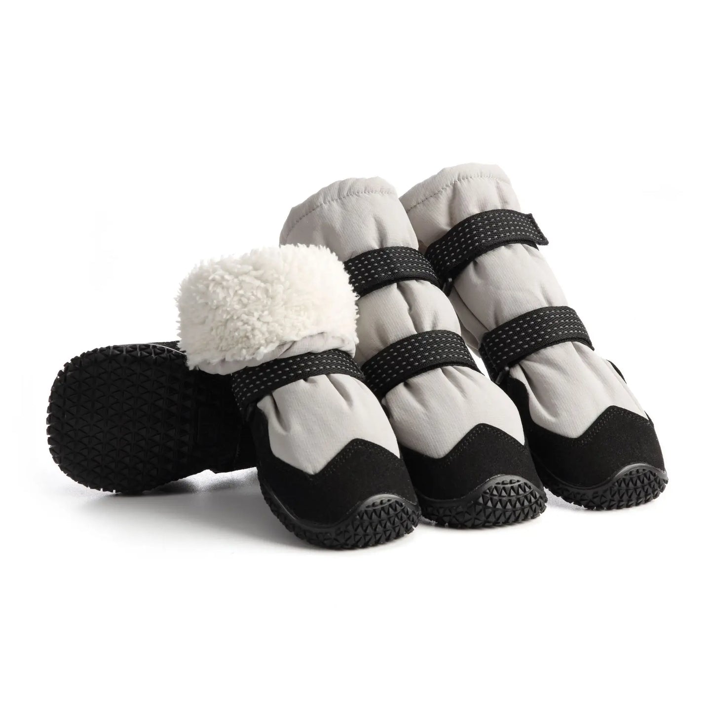 Pet dog shoes are cold-resistant and frost-resistant, providing warmth in winter. Long dog boots and shoes
