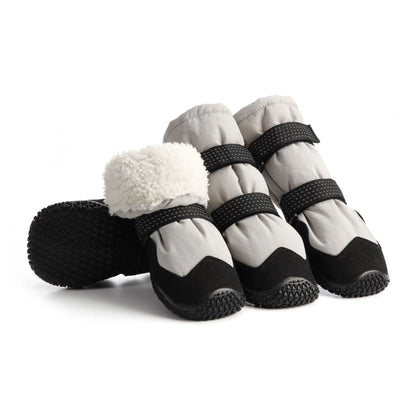 Pet dog shoes are cold-resistant and frost-resistant, providing warmth in winter. Long dog boots and shoes