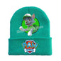 Paw Patrol Child Knitted Cap Chase Skye Rocky Beanies Winter Warm Hat Anime Accessories Cute Headgear Boy Girls Kids Bonnet Gift