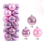 24Pcs 3/4/6CM Christmas Balls Big Ball Christmas Tree Pendant Ornaments for Party Decor 2025 New Year Navidad Gifts Accessory