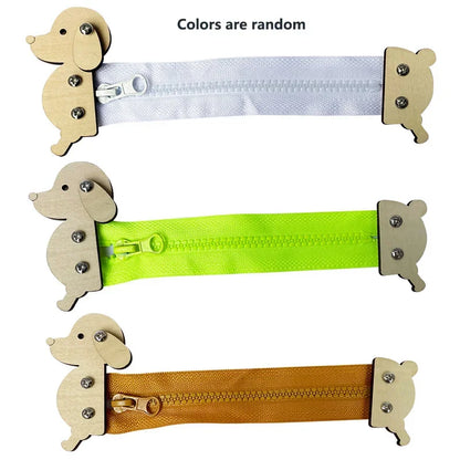 DIY Busy Board Montessori Education Wooden Toy Accessories Cognitive Training Infant Early Education Skills Learning Wooden Game