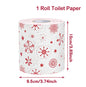 Christmas Toilet Roll Paper Happy 2026 New Year Christmas Supplies Xmas Tissue Roll Napkin Kitchen Tool Home Decoration New Year
